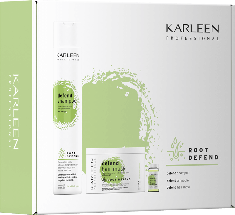 KARLEEN root defend hair loss prevention set